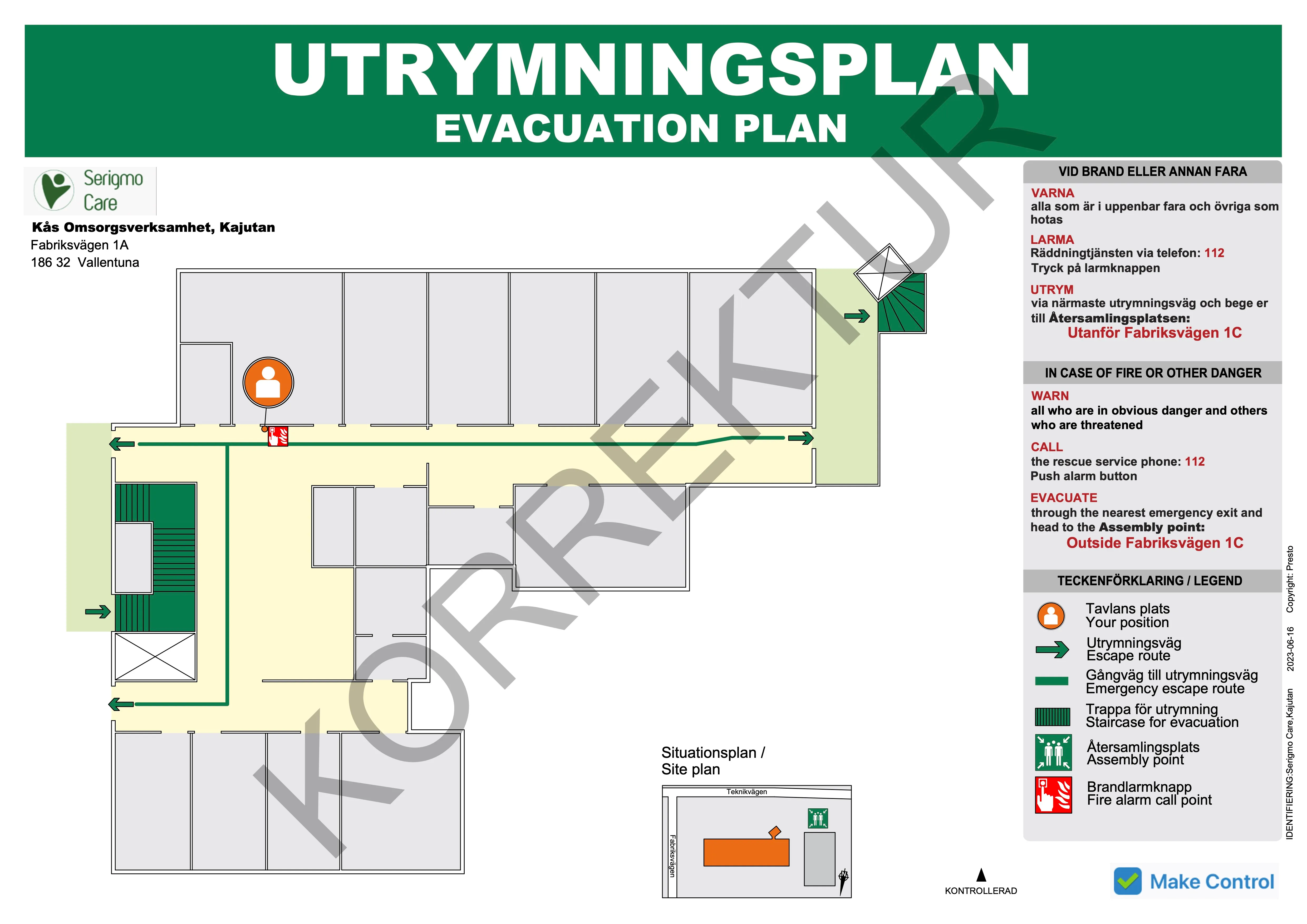 Utrymningsplan